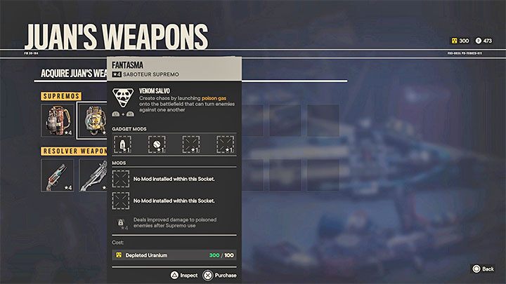 As a reminder, supremos are backpacks that feature various special attacks - Far Cry 6: New gear - how to get it? - FAQ - Far Cry 6 Guide