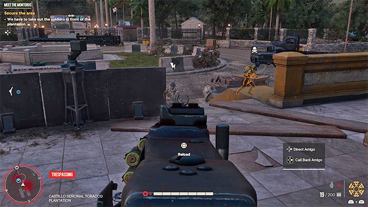 Unfortunately, you have to move away from the miniguns from time to time in order to deal with, among other things, opponents attacking from the flanks - Far Cry 6: Meet the Monteros - walkthrough - Operations - Madrugada - Far Cry 6 Guide