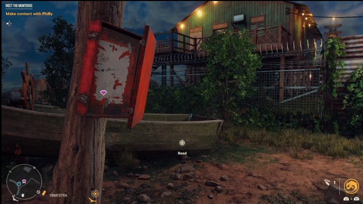 To start the treasure hunt, you must read the note attached to the wooden pole - Far Cry 6: The Mongoose and the Man - Treasure Hunts (Madrugada) - Madrugada - Far Cry 6 Guide