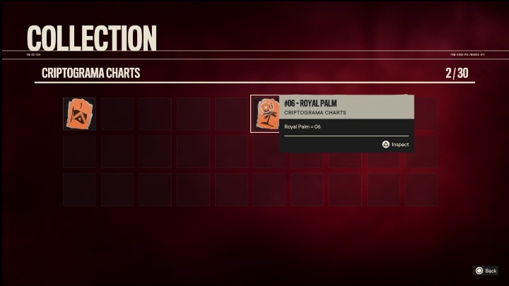 The next chart can be found on the roof of the building the crate stands by - Far Cry 6: Isla Santuario, Criptograma Charts - list, locations - Cryptogram cards - Far Cry 6 Guide