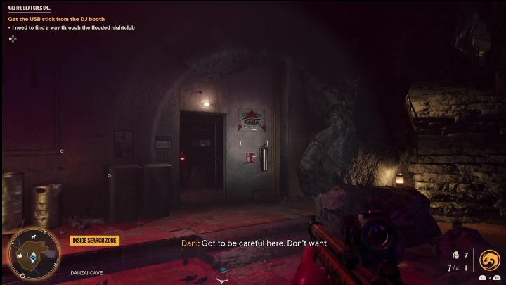 On the ledge you'll find a switch which opens the way forward - Far Cry 6: And the Beat Goes On... - Treasure Hunts (Valle De Oro) - Valle De Oro - Far Cry 6 Guide