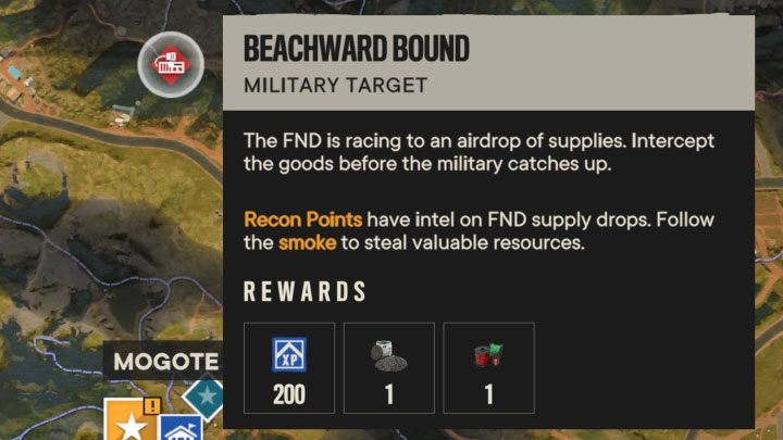 Military Supply Drops are one of the Military Target categories, which are activities that appear on the world map - Far Cry 6: Its Raining Treasure trophy - how to get it? - Trophy Guide - Far Cry 6 Guide