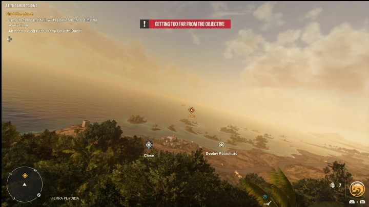 For the third time, feed the pelican and then follow it (this time by air) - Far Cry 6: A Little Birdie Told Me - Treasure Hunts (El Este) - El Este - Far Cry 6 Guide