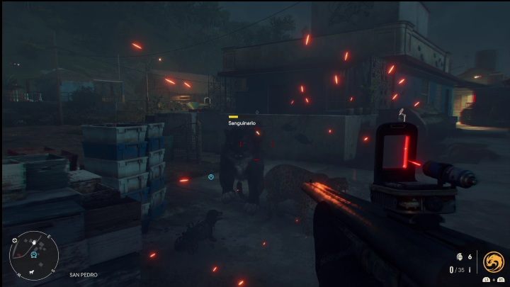 Sanguinario can be found in waterfront buildings - Far Cry 6: Sanguinario - location, how to defeat the mythical animal? - Mythical animals - Far Cry 6 Guide