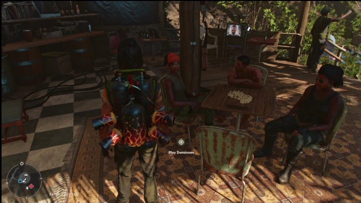 Where to play: Guerrilla Camp - Patriotas Peak - Far Cry 6: Mini-games - dominoes and cockfighting - Basics - Far Cry 6 Guide