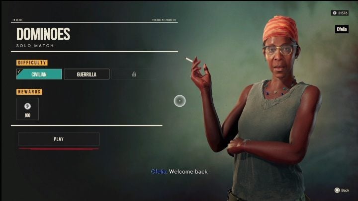 Difficulty Levels - Far Cry 6: Mini-games - dominoes and cockfighting - Basics - Far Cry 6 Guide