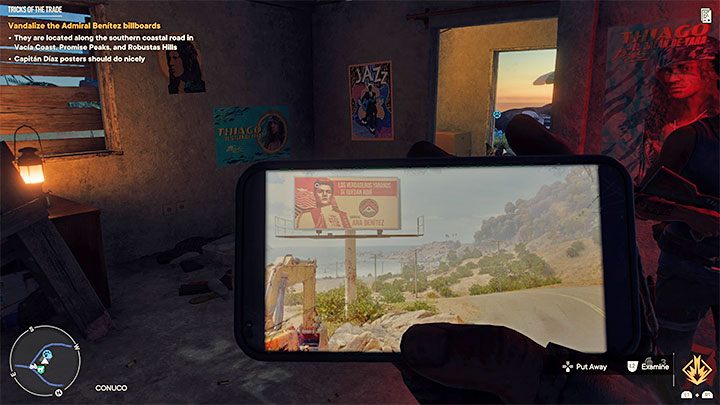 The new mission objective can be quite problematic, as the game does not display the exact locations of billboards showing the Admiral on your map - Far Cry 6: Tricks of the Trade - walkthrough - Orange stories - El Este - Far Cry 6 Guide
