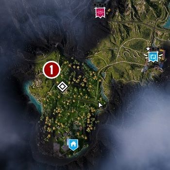 You will find an abandoned church - From Ehom Bear Tolls | Hidden Treasure in Far Cry New Dawn - Hidden treasures - Far Cry New Dawn Guide