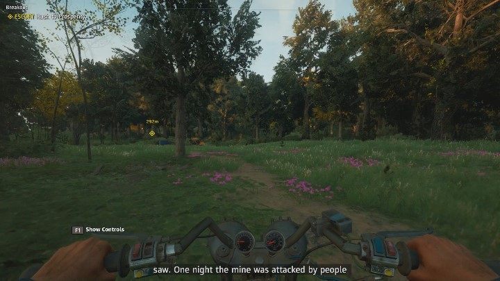 In the final stage of the mission you will have control over the vehicle - Breakout | Far Cry New Dawn Walkthrough - Story Missions - Far Cry New Dawn Guide