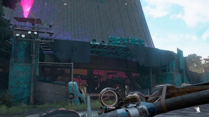 Bandits moving on scaffoldings are easy to miss. - Walking Horse Nuclear Plant - Expeditions in Far Cry New Dawn - Expeditions - Far Cry New Dawn Guide