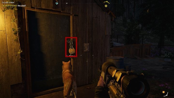 Go to the barn - To Love a Boar and Days of Blunder - Far Cry New Dawn Walkthrough - Side Missions - Far Cry New Dawn Guide