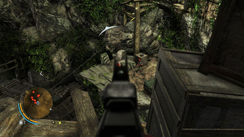 At the end of the zip line, there will be, most probably, a pirate waiting for you - Lin Cong I Presume - Main missions - Far Cry 3 - Game Guide and Walkthrough