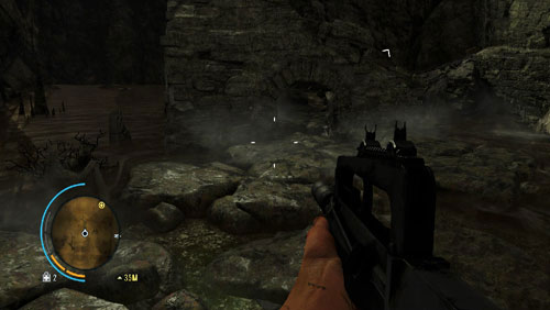 Reach the end of the path and jump onto the wall where there are vines hanging down - Lin Cong I Presume - Main missions - Far Cry 3 - Game Guide and Walkthrough