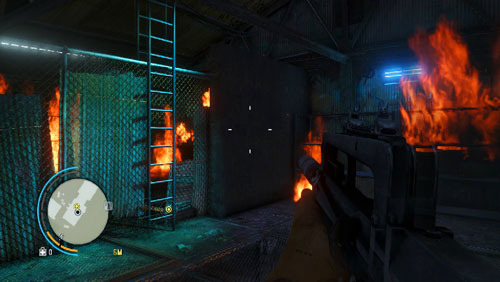 Jump onto the ropes that hang loose, and climb up to get higher - Payback - Main missions - Far Cry 3 - Game Guide and Walkthrough