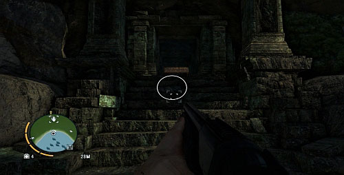 You will wind up at the temple entrance - The Northern Island - North-western part - Cult Objects - Far Cry 3 - Game Guide and Walkthrough