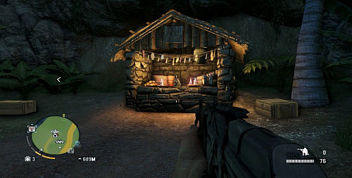 Go down the road until you reach its end, in order to end up in front of the altar with the statuette on it - The Northern Island - North-western part - Cult Objects - Far Cry 3 - Game Guide and Walkthrough