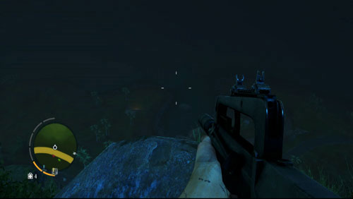 Stop in the spot marked in the screenshot - The Southern Island - North-western part - Cult Objects - Far Cry 3 - Game Guide and Walkthrough