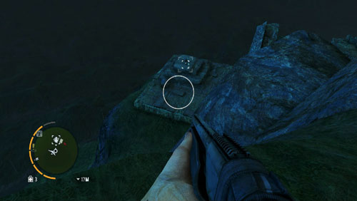 On the peak, from the area marked with the circle, you will notice a rocky ledge, on which there is the statuette - The Southern Island - North-eastern part - Cult Objects - Far Cry 3 - Game Guide and Walkthrough