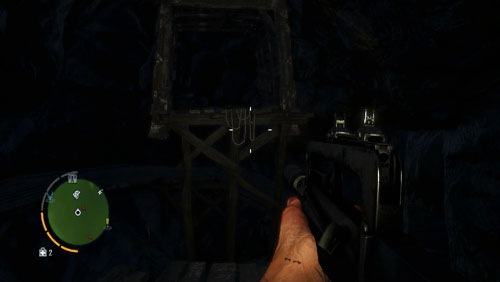 Inside, follow over the scaffolding into the tunnel - The Southern Island - South-western part - Cult Objects - Far Cry 3 - Game Guide and Walkthrough