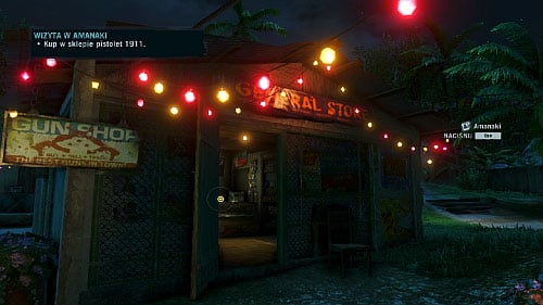 After you wake up, you will receive a knife, and after a moment's exploration of the village, you will also receive money for guns - Down in Amanaki Town - Main missions - Far Cry 3 - Game Guide and Walkthrough