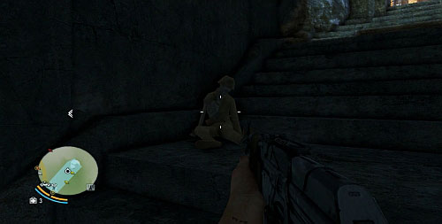 Once down there, turn and climb the stairs - Tagging the Past - Plot missions - Far Cry 3 - Game Guide and Walkthrough