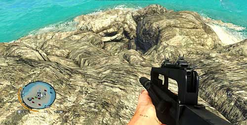 Go over to the left side of the statue that you can see from the top, and take the descent shown in the screenshot - The Northern Island - South-western part - Cult Objects - Far Cry 3 - Game Guide and Walkthrough