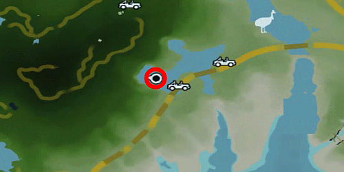 Jump into water and reach the area marked with the red circle in the above screenshot - The Northern Island - South-western part - Cult Objects - Far Cry 3 - Game Guide and Walkthrough