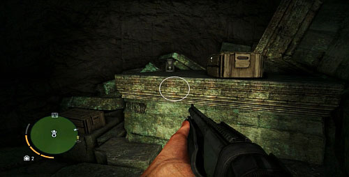 Walk inside and climb down the stairs - The Northern Island - South-eastern part - Cult Objects - Far Cry 3 - Game Guide and Walkthrough