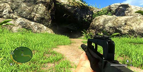 Take the road to reach the area marked with the red circle , and enter the cave - The Northern Island - Northern Peninsula - Cult Objects - Far Cry 3 - Game Guide and Walkthrough