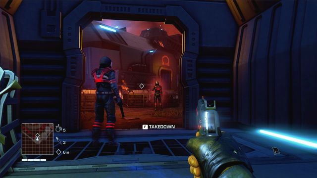 After regaining control over Rex, go to the left and enter the building there - 1 - You got time to duck? - Main missions - Far Cry 3: Blood Dragon - Game Guide and Walkthrough