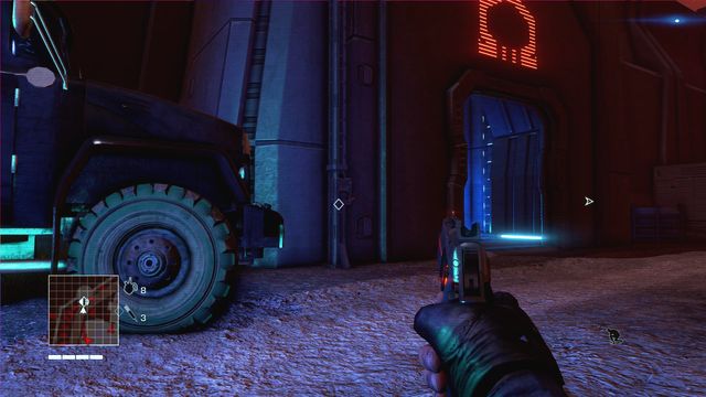 After a while you'll get to the tower with alarm switch at its gate - 1 - You got time to duck? - Main missions - Far Cry 3: Blood Dragon - Game Guide and Walkthrough