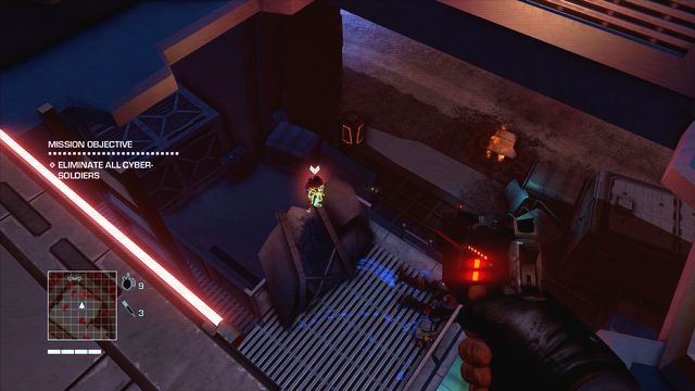 Go down the ladder to get inside the building - 1 - You got time to duck? - Main missions - Far Cry 3: Blood Dragon - Game Guide and Walkthrough