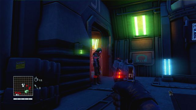 After that locate the nearby exit to the stairs leading down - 1 - You got time to duck? - Main missions - Far Cry 3: Blood Dragon - Game Guide and Walkthrough