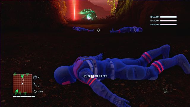 The valley exit is guarded by another dragon - 2 - They're hee-eere! - Main missions - Far Cry 3: Blood Dragon - Game Guide and Walkthrough