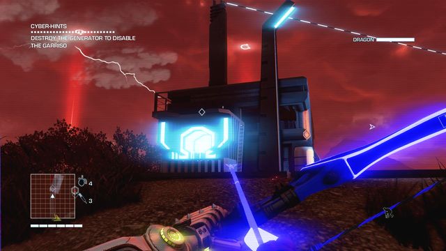 Head towards the generator building marked on the map - 2 - They're hee-eere! - Main missions - Far Cry 3: Blood Dragon - Game Guide and Walkthrough