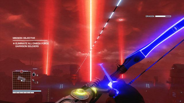 Collect credits, explosives and armor and go up the stairs to the building's rooftop - 2 - They're hee-eere! - Main missions - Far Cry 3: Blood Dragon - Game Guide and Walkthrough