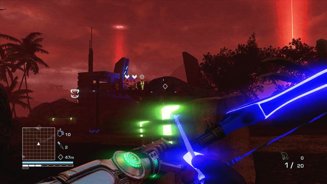 Head towards the mission marker (use the car to speed up the travel) - 5 - I don't deal with psychos. I put'em away - Main missions - Far Cry 3: Blood Dragon - Game Guide and Walkthrough