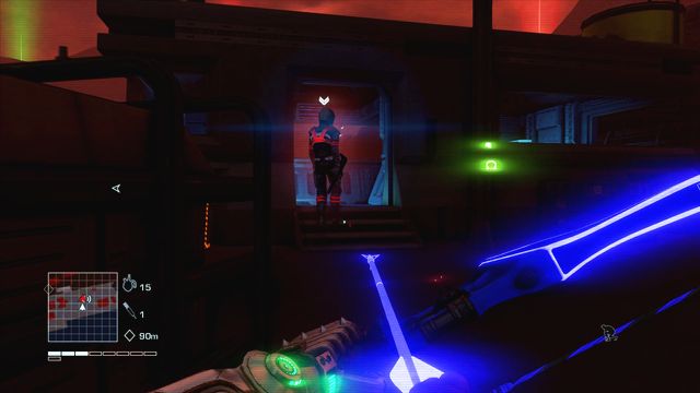 After a moment a guard should appear - 5 - I don't deal with psychos. I put'em away - Main missions - Far Cry 3: Blood Dragon - Game Guide and Walkthrough