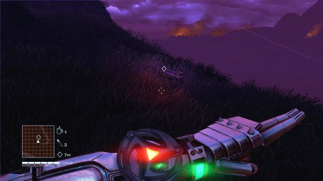 Head towards the mission objective marked on the map - Hunt the sniper - Side missions - Predator's path - Far Cry 3: Blood Dragon - Game Guide and Walkthrough