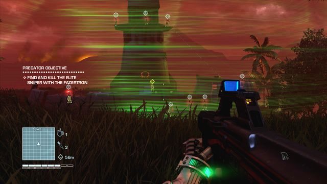 Head towards the mission objective - Hunt the sniper - Side missions - Predator's path - Far Cry 3: Blood Dragon - Game Guide and Walkthrough