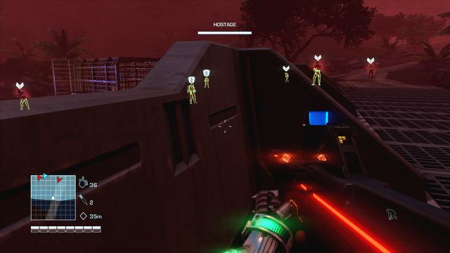 Head towards the mission objective marked on the map - Baiting the hostage - Side missions - Hostage rescues - Far Cry 3: Blood Dragon - Game Guide and Walkthrough