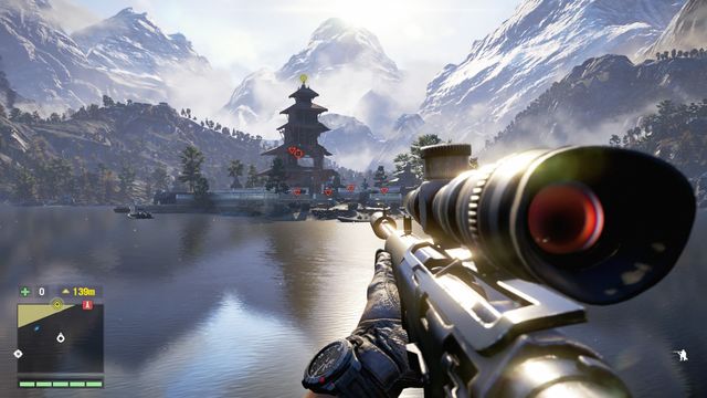 It is a good idea to scout the situation from afar. - Cease and Desist (choosing Sabal) - Main Quests - Far Cry 4 - Game Guide and Walkthrough