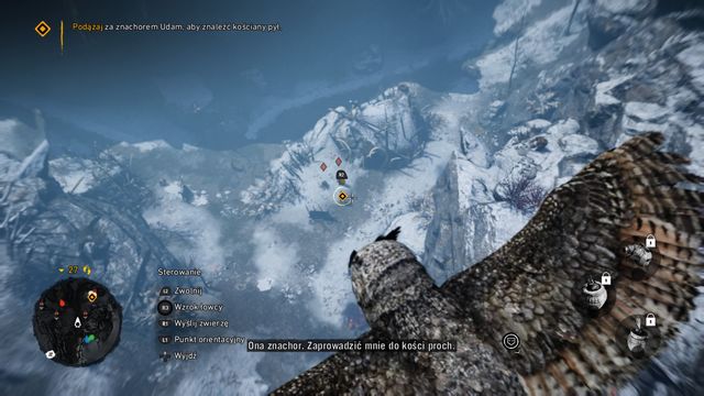 By using the owl you will easily find your target. - Bone Dust (Dah) - Walkthrough - Far Cry Primal - Game Guide and Walkthrough