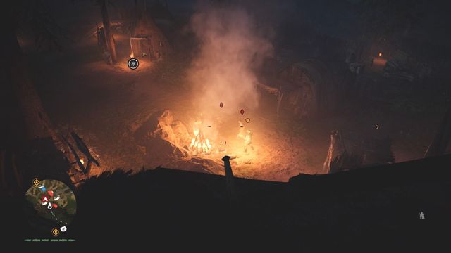 A group of enemies is a great opportunity to throw one of the bombs. - Weaponry - Basics - Far Cry Primal - Game Guide and Walkthrough