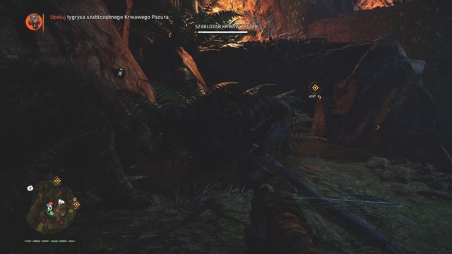 Take the opportunity when Bloodfang is distracted by your animal. - The Bloodfang Sabretooth - Beast Master Hunts - Far Cry Primal - Game Guide and Walkthrough