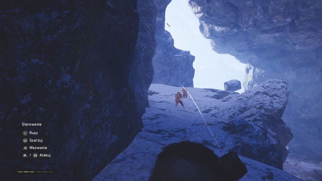 Run upwards and drop the rock. - The Trapped Elder - Legend of the Mammoth - Far Cry Primal - Game Guide and Walkthrough