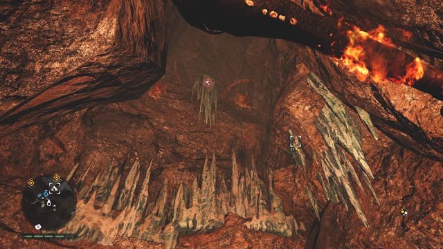 Swim under the wooden obstacle and go forward to the place shown in the screenshot - Daysha Hands 1-10 - Northern Oros - Far Cry Primal - Game Guide and Walkthrough