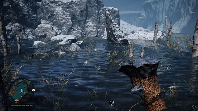 Underwater, between logs - Daysha Hands 20-28 - Northern Oros - Far Cry Primal - Game Guide and Walkthrough
