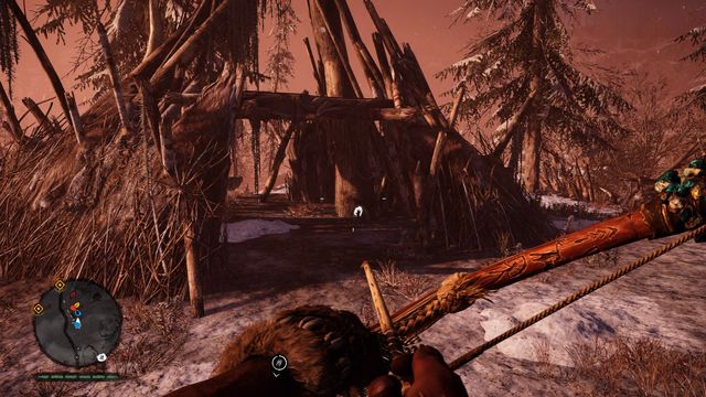 Inside the makeshift hut - Daysha Hands 20-28 - Northern Oros - Far Cry Primal - Game Guide and Walkthrough