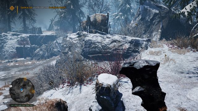 In front of the outpost entrance - Spirit Totems - Northern Oros - Far Cry Primal - Game Guide and Walkthrough